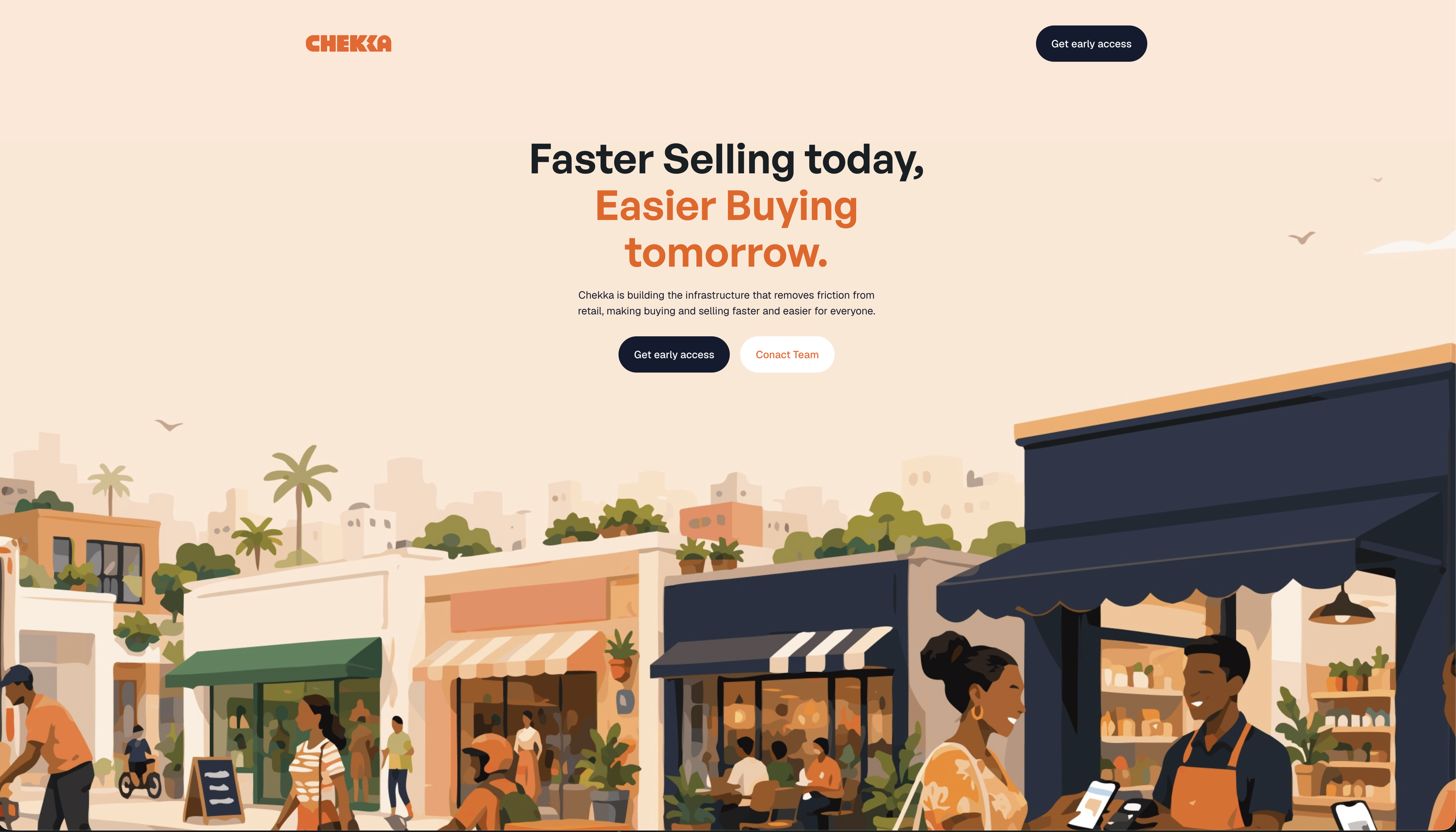 Chekka product interface